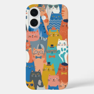 CATS FAMILY iPhone 16 CASE