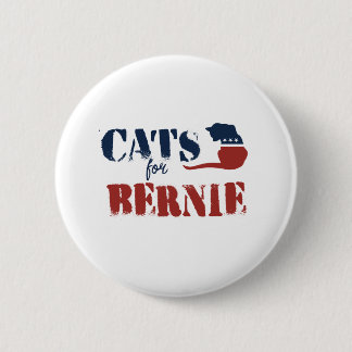 Cats for Bernie 6 Cm Round Badge