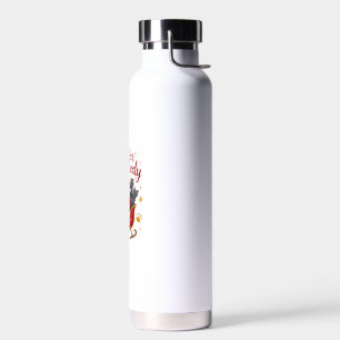 Cats For Everybody Cat Christmas Ugly Christmas Lo Water Bottle