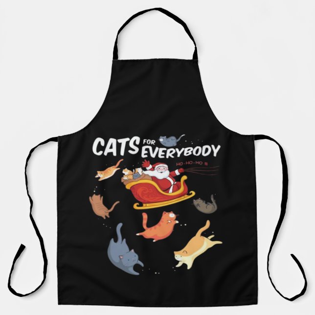 Cats for everyone  apron (Front)