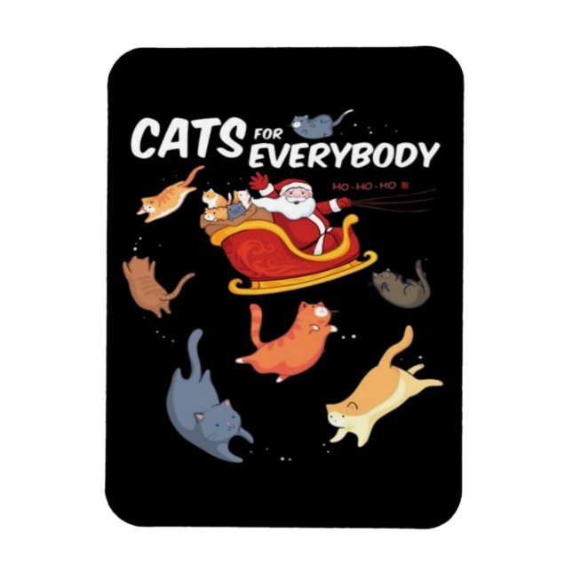 Cats for everyone  magnet (Vertical)