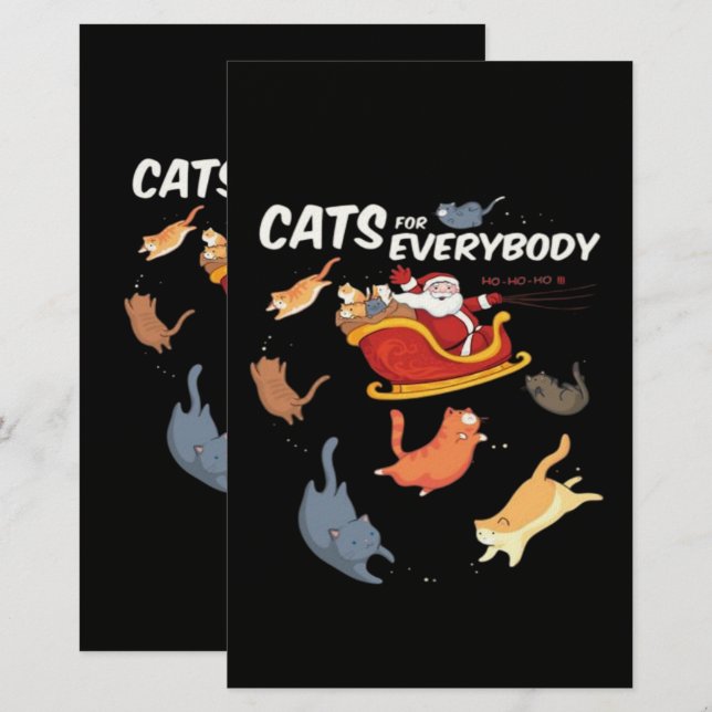 Cats for everyone  stationery (Front/Back)