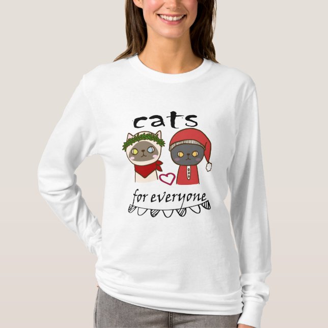 CATS FOR EVERYONE T-Shirt (Front)