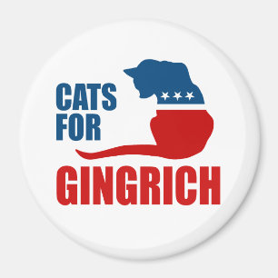 CATS FOR GINGRICH MAGNET
