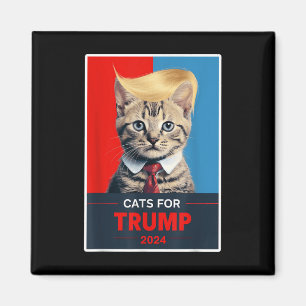 Cats For Trump 2024 Election _1  Magnet