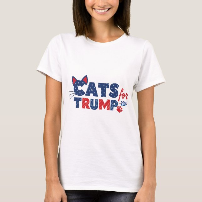 Cats for Trump T-shirt (Front)
