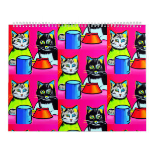 Cats Go Wild  Calendar