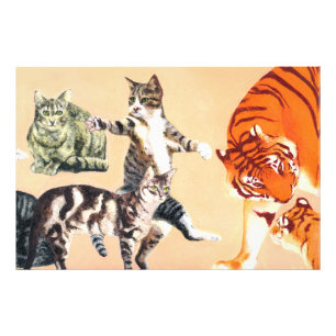 Cats Going to Play Photo Print