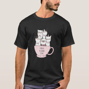 Cats Good Time Coffee and Baristas T-Shirt