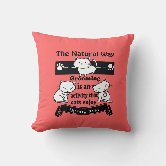Cats grooming cushion (Front)