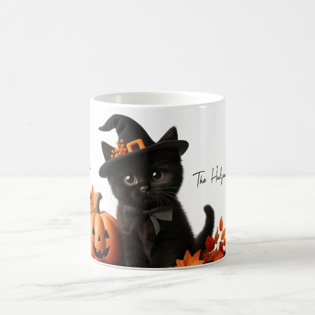 Cat's halloween Family Coffee Mug (Center)