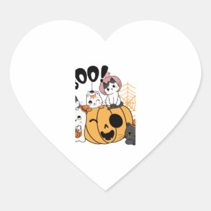 Cats Having Fun On Halloween Sticker