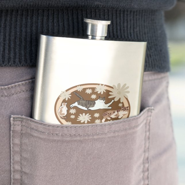Cats Hip Flask (In Situ)