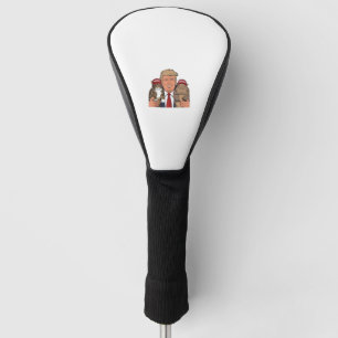 Cats Hippos and Trump Unite for Moo Deng 24 Glory  Golf Head Cover
