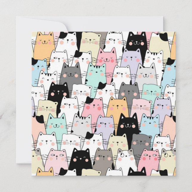 Cats Holiday Card (Front)