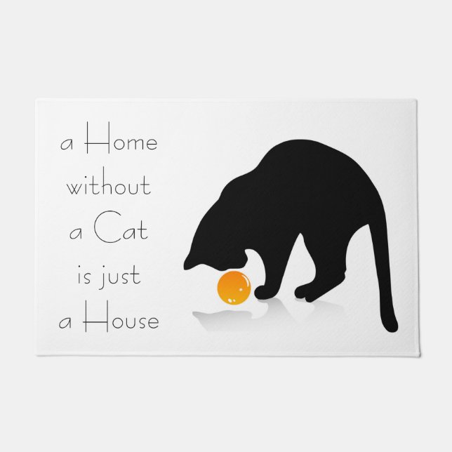 Cats House Doormat (Front)