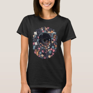 Cats in Black Hole Cat Cat Mum Cat Dad Men Women T-Shirt