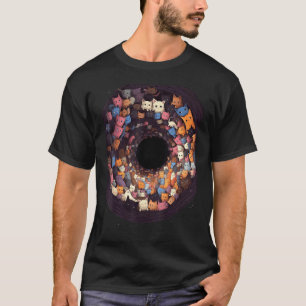 Cats in Black Hole  Cat  Cat Mum Cat Dad Men Women T-Shirt