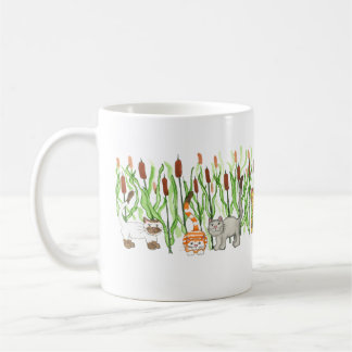 Cats in CatTails Coffee Mug