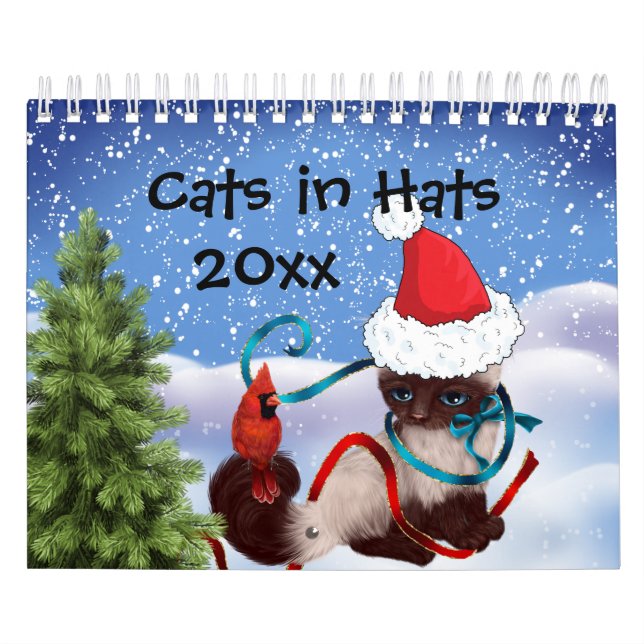Cats in Hats Calendar (Cover)