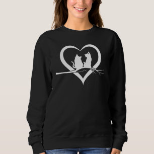Cats In  I Cat Heart Cat  Cute Cat Sweatshirt
