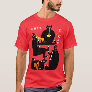 Cats in Jazz  T-Shirt