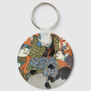 Cats in Kilts Key Chain