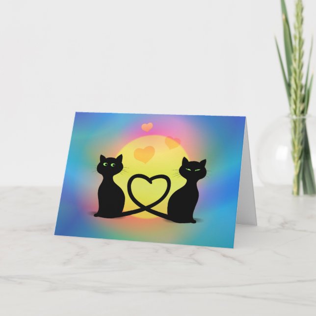 Cats in Love Card (Front)