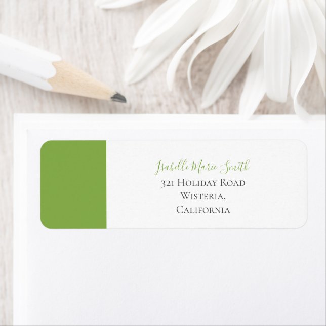 Cats In Love Plain Green & White Colour Wedding (Insitu)