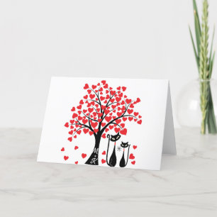 Cats in Love Thank You Card