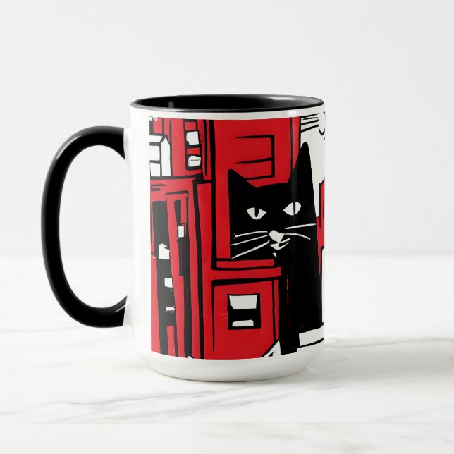 Cats in New York Mug (Left)
