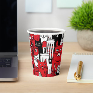 Cats in New York Paper Cups