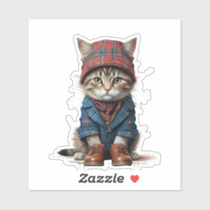 Cats in Scottish Disguise – charming tartan cats