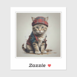 Cats in Scottish Disguise – charming tartan cats