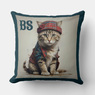 Cats in Scottish Disguise – charming tartan cats Cushion