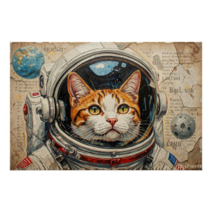 CATS IN SPACE 11 POSTER