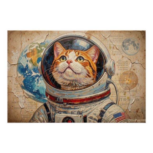 CATS IN SPACE 9 POSTER (Front)