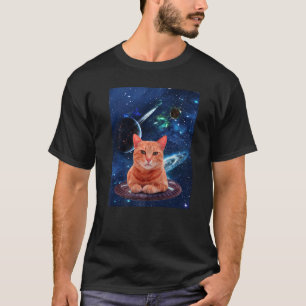 Cats In Space Astral Cosmic Astronaut Galaxy T-Shirt