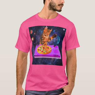 Cats In Space -Astral Cosmic Design Astronaut Funn T-Shirt
