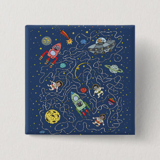 Cats in space button