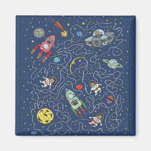 Cats in space magnet