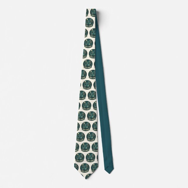 Cats in space UFO funny humor kitty Tie (Front)
