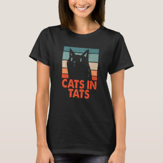 Cats in Tats Cat Lover Tattoo Lover Kitten Tattooe T-Shirt