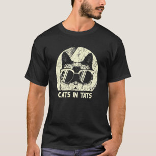 Cats In Tats Cat Tattoo Kitten Tattooed 1 T-Shirt