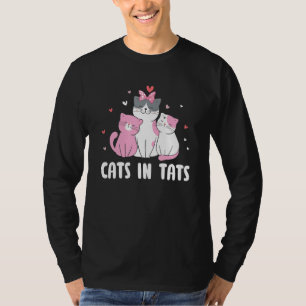Cats in Tats Cat Tattoo Kitten Tattooed T-Shirt
