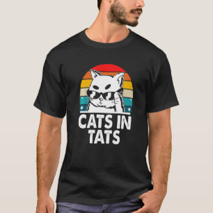 Cats in Tats Cat Tattoo Kitten Tattooed T-Shirt