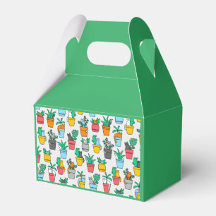 Cats in the flowerpots favour box