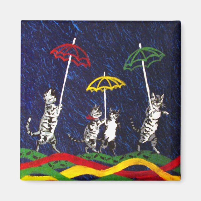Cats in the Rain Magnet (Front)