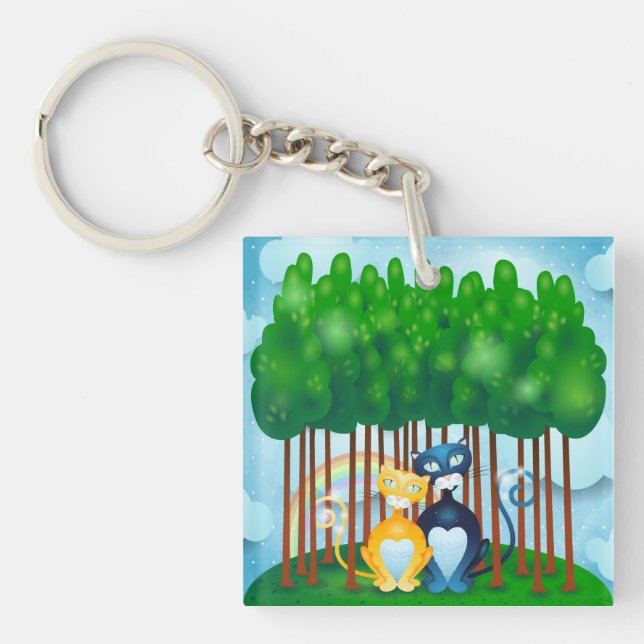 Cats Key Ring (Front)