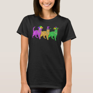 Cats Kitten Kitty Mardi Gras 2023 Beads New Orlean T-Shirt
